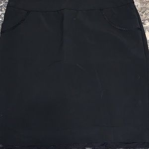 Cute black pencil skirt size 12